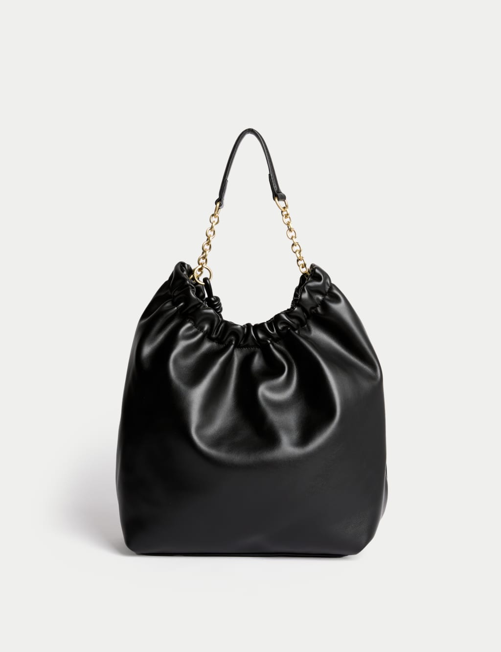 Faux Leather Chain Strap Shoulder Bag 3 of 4