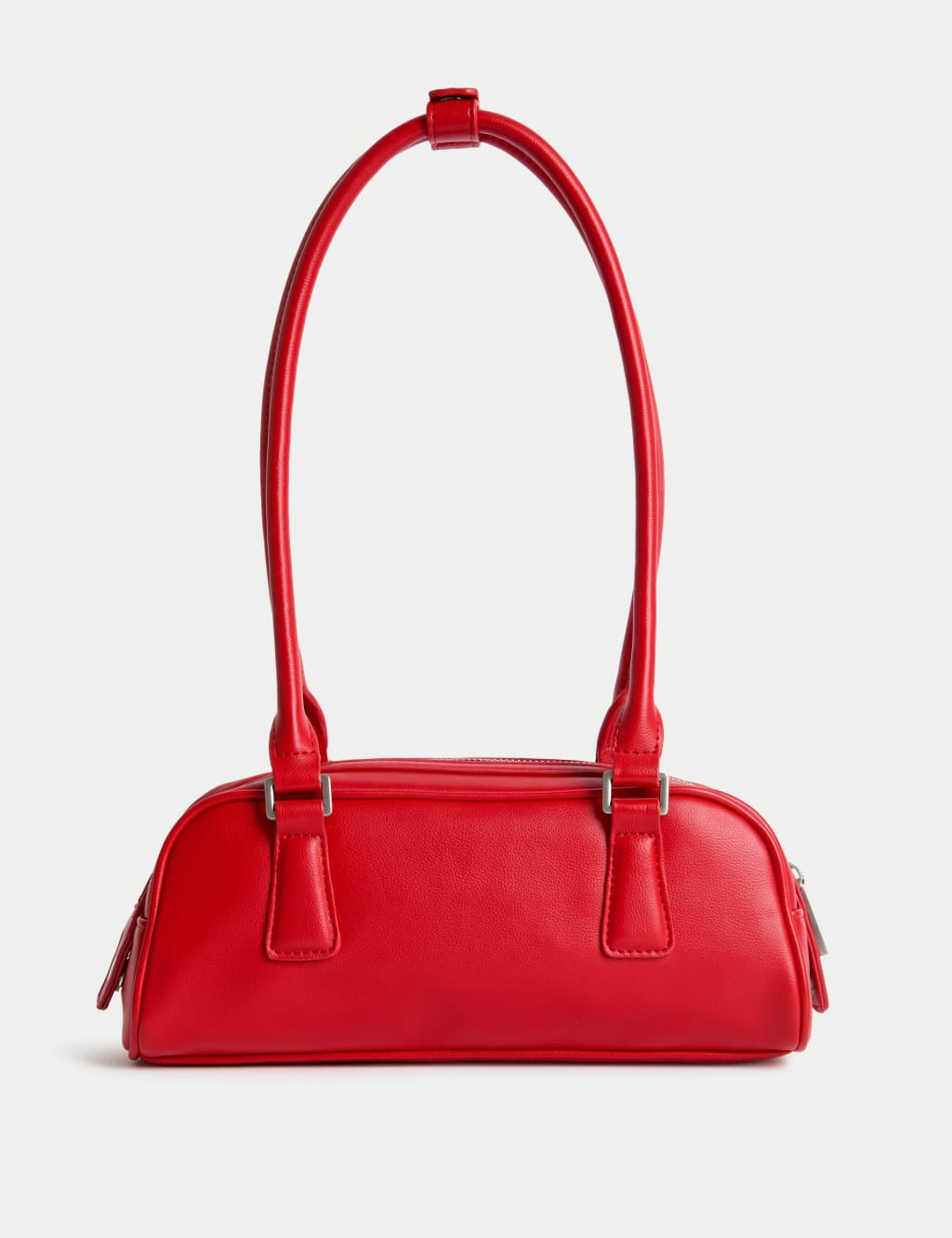 Faux Leather Bowler Bag 4 of 5