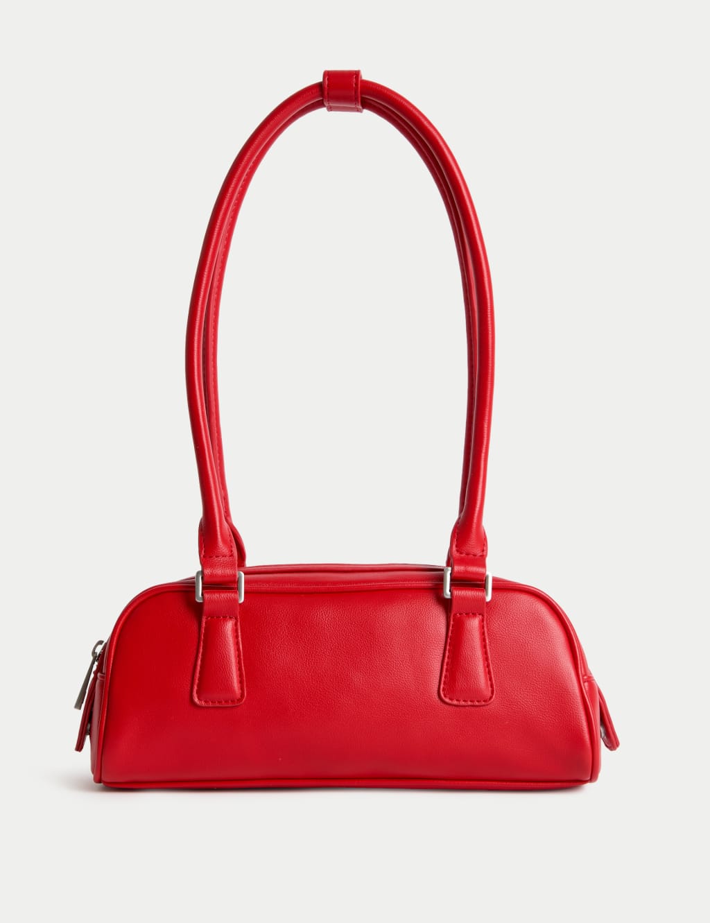 Faux Leather Bowler Bag 2 of 5