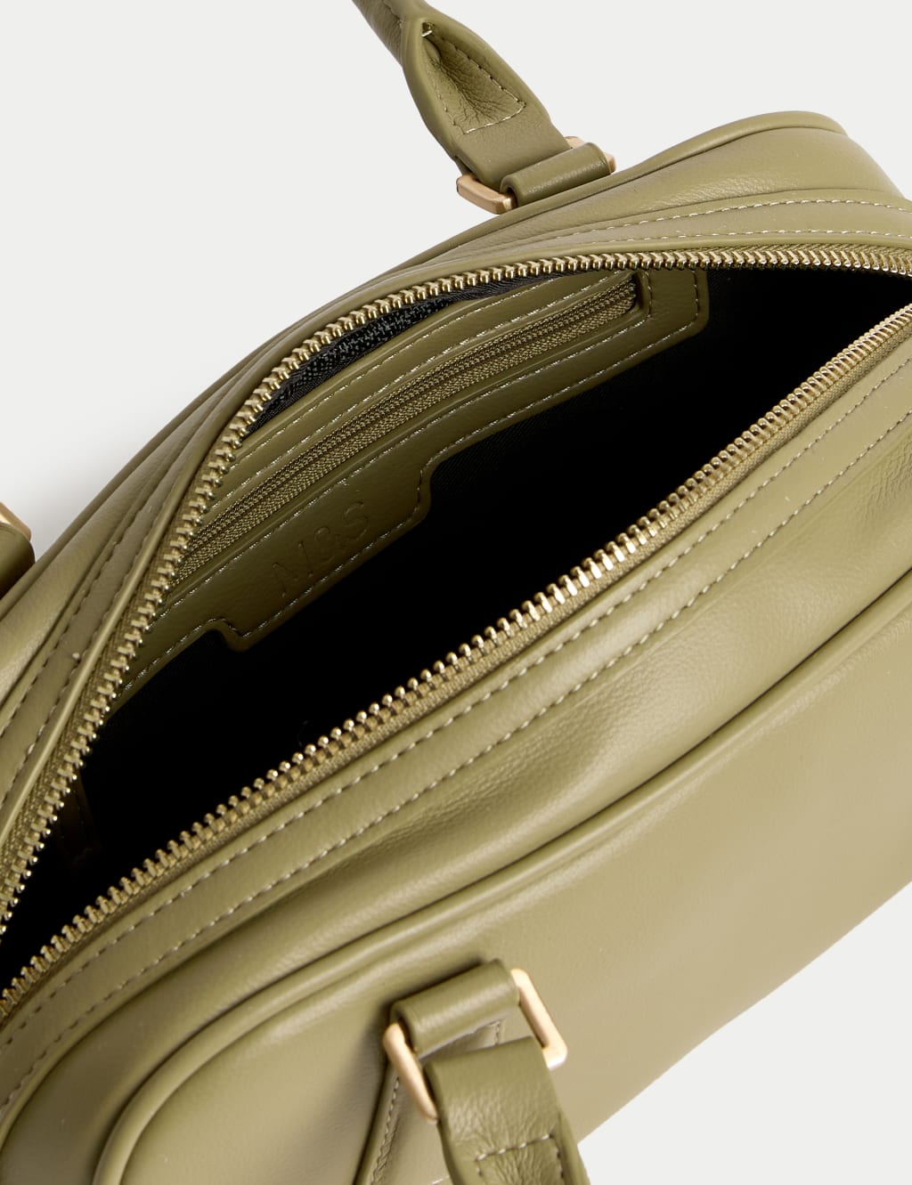 Faux Leather Bowler Bag 5 of 6