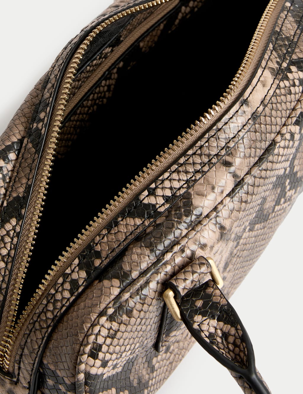Faux Leather Bowler Bag 4 of 4