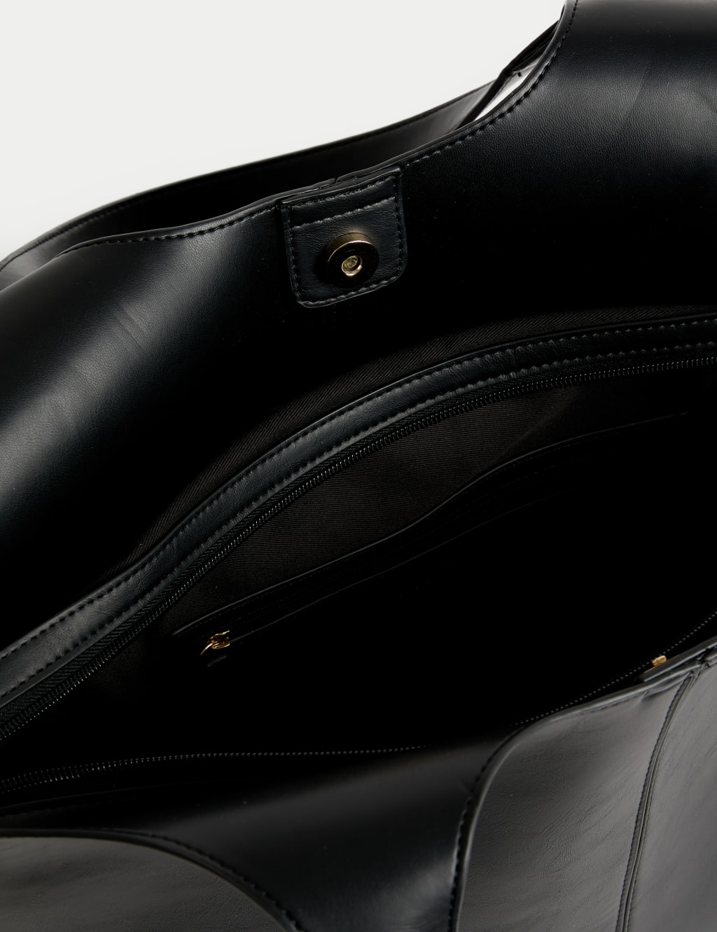 Faux Leather Shoulder Tote Bag 4 of 4