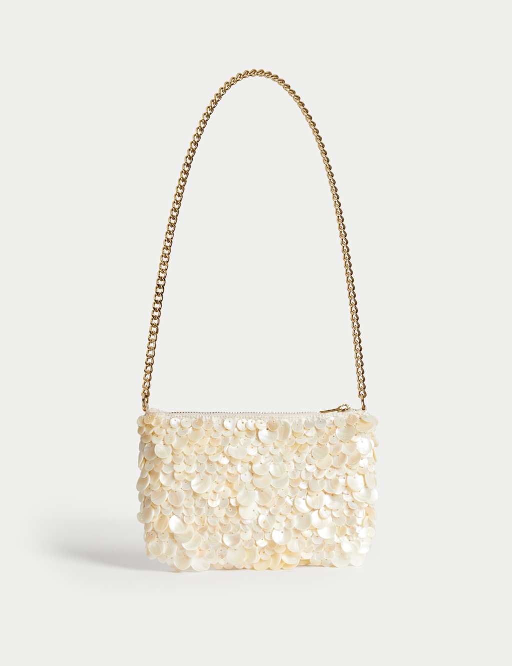 Pearl Chain Strap Shoulder Bag | M&S Collection | M&S Pearl Chain Strap Shoulder Bag | M&S Collection | M&S