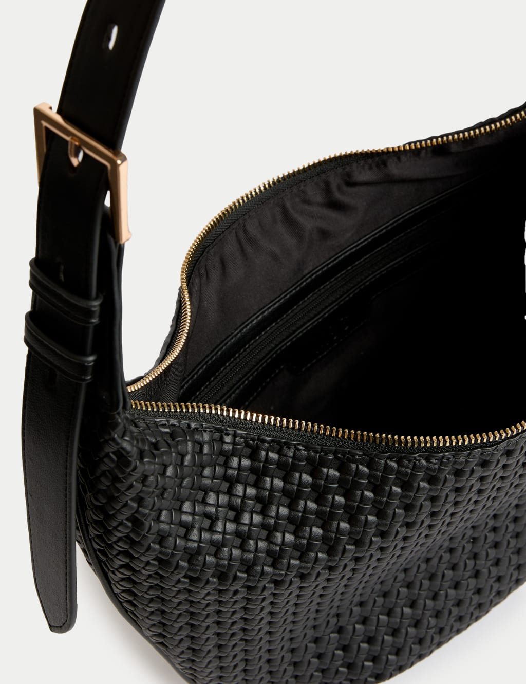 Woven shoulder bag top