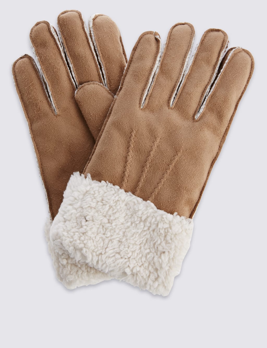 Faux Shearling Gloves 1 of 2