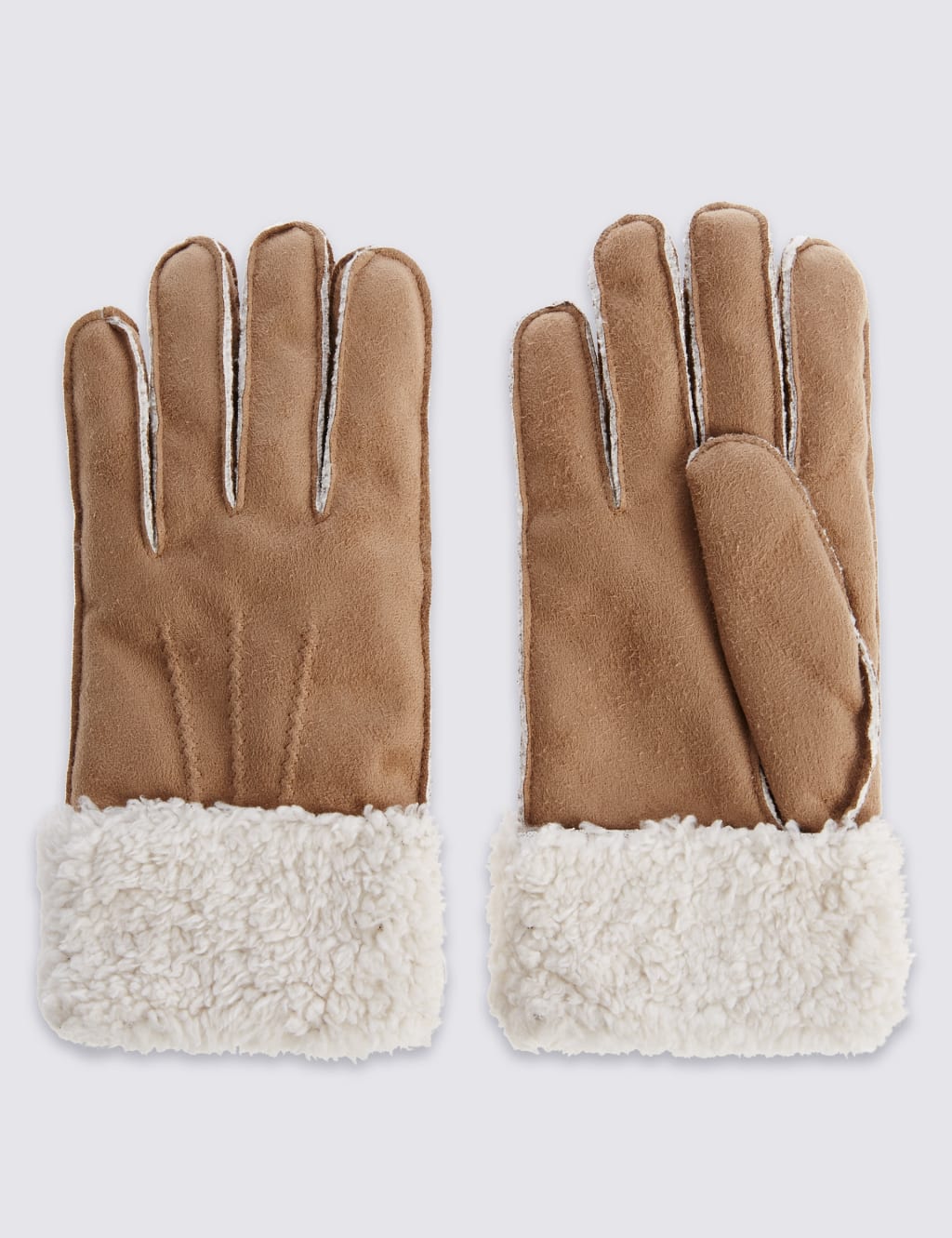 Faux Shearling Gloves 2 of 2