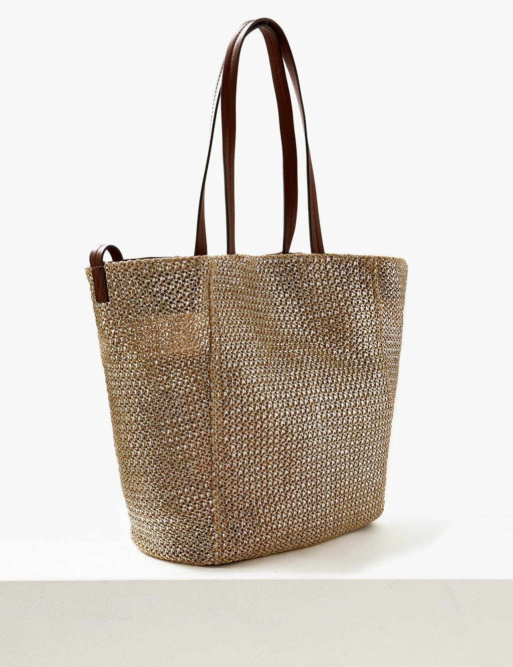 Metallic Tote Bag M S Collection M S