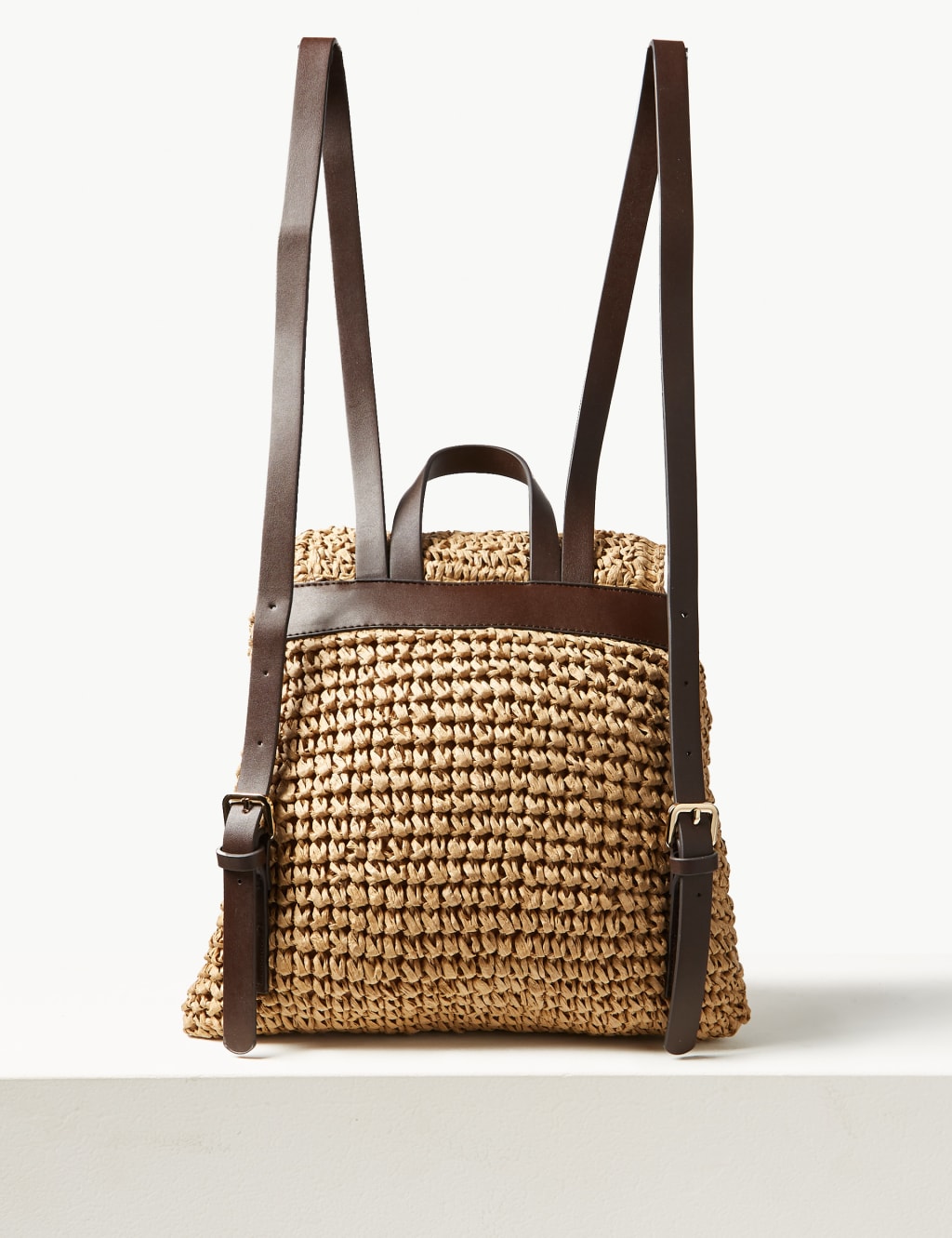 Marks and spencer straw bag clearance