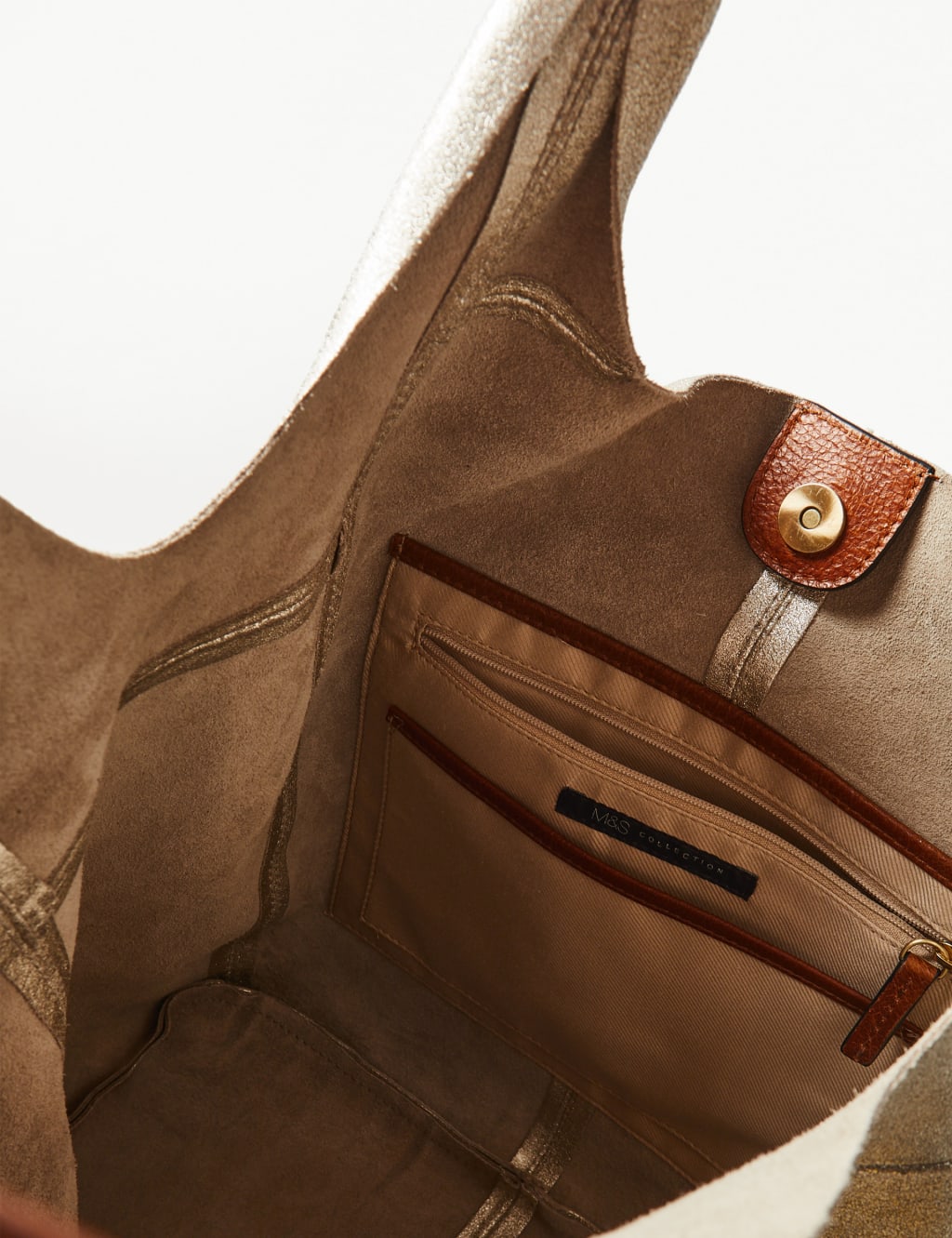 Suede Hobo Bag M S Collection M S