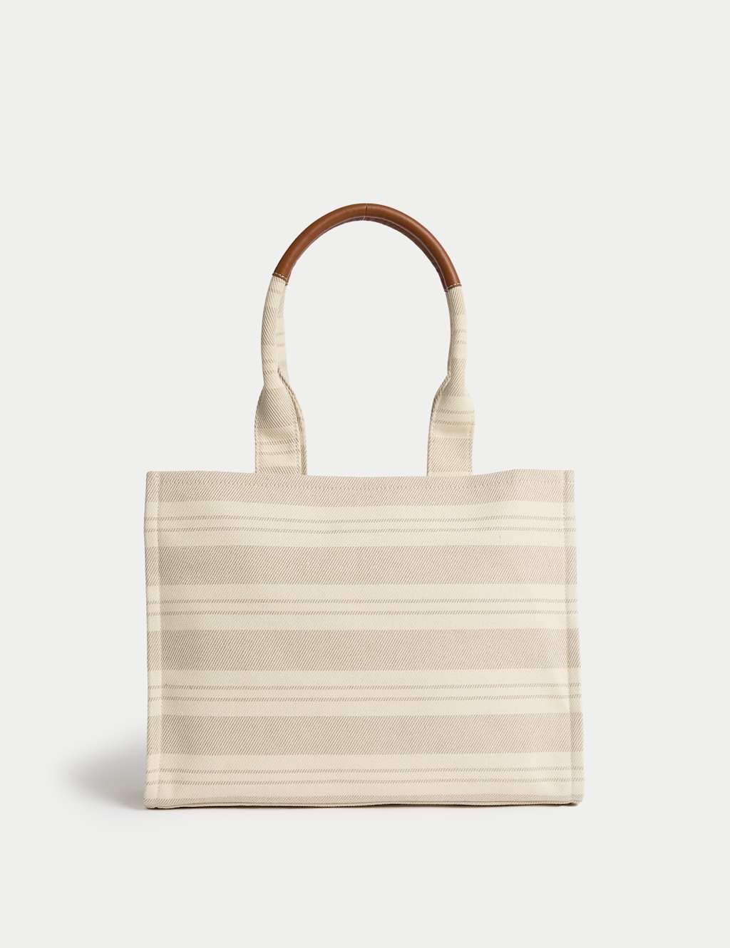 Pure Cotton Canvas Striped Tote Bag 4 of 6