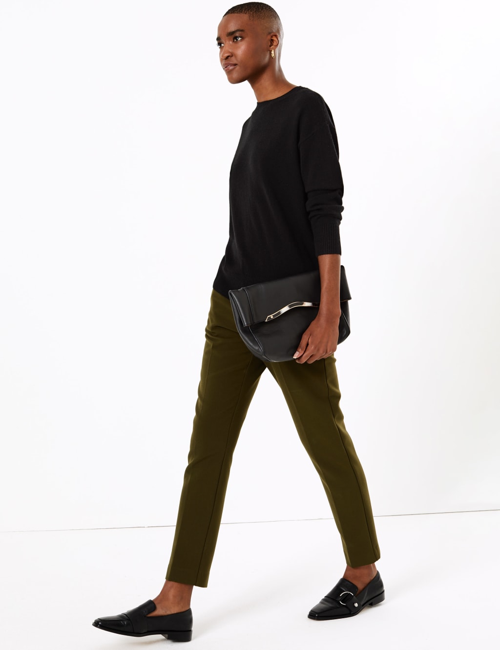 Sienna Leather Clutch Bag Autograph M S
