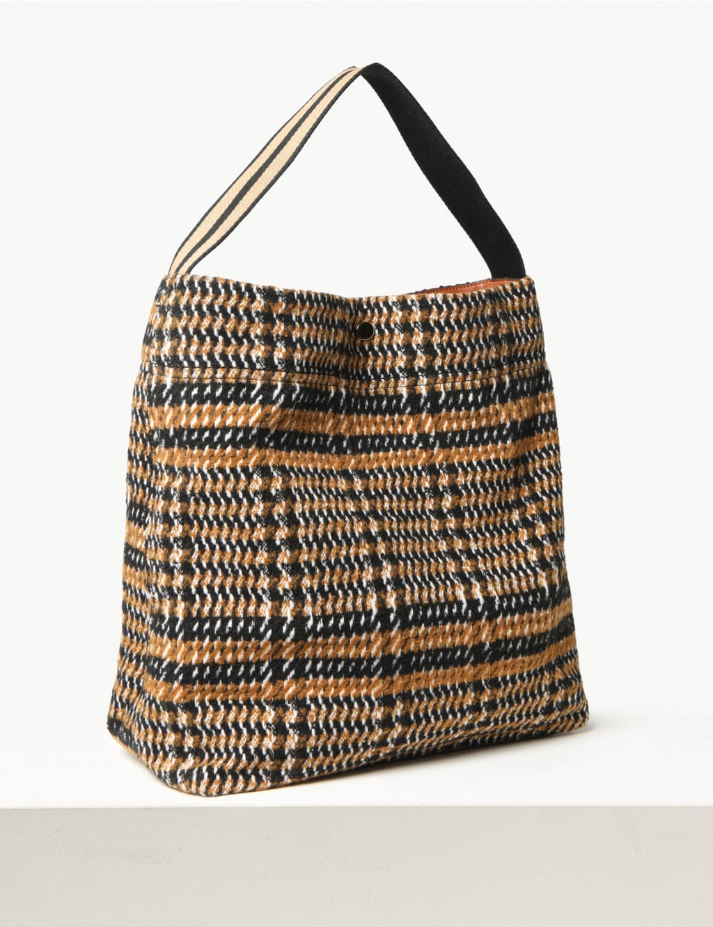 Checked Hobo Bag 3 of 6