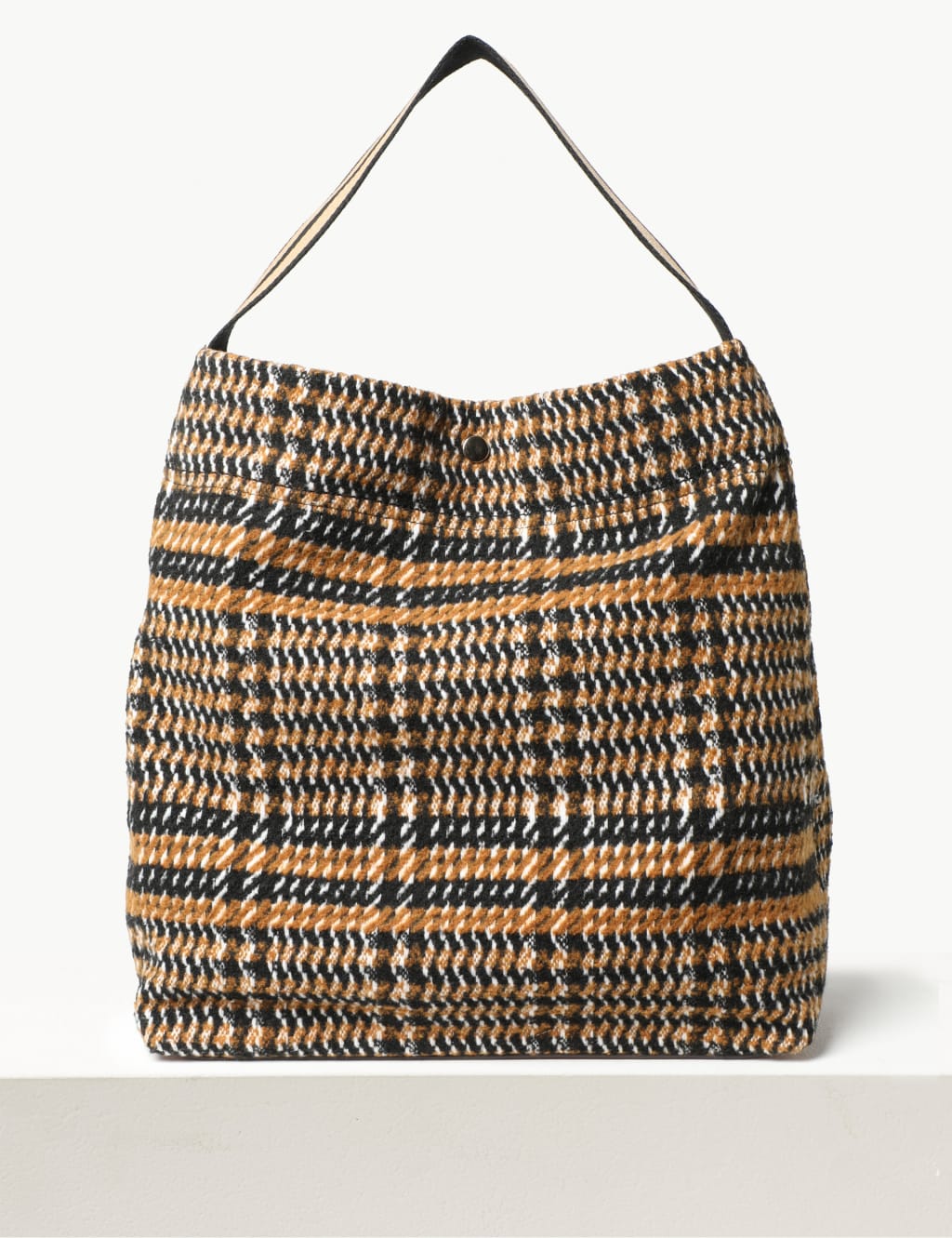 Checked Hobo Bag 4 of 6