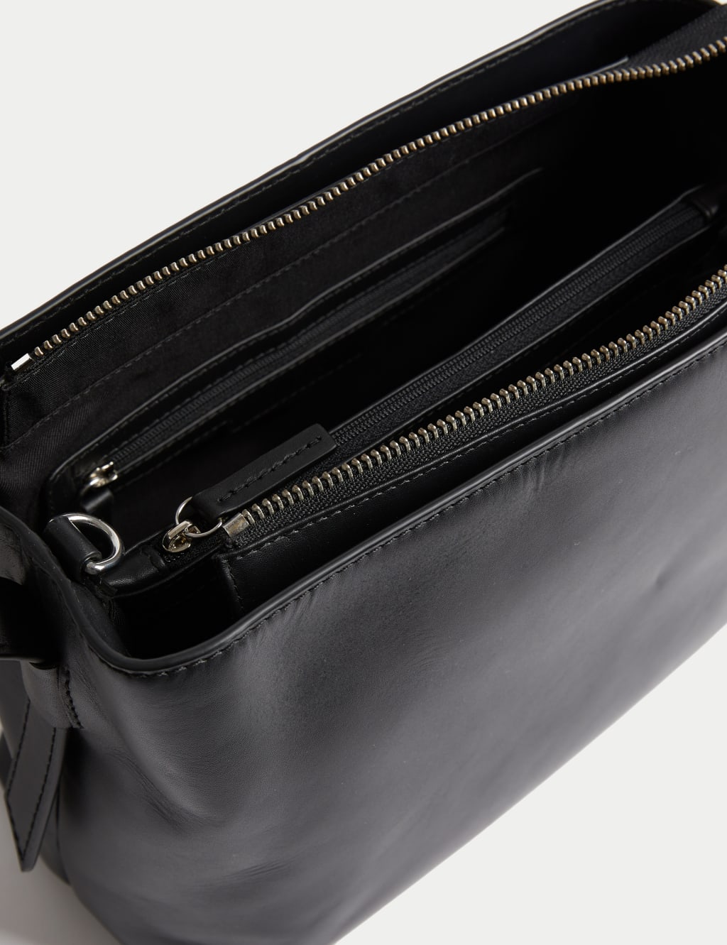 Leather Top Handle Shoulder Bag