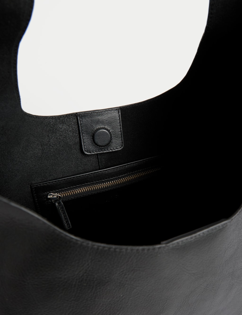 Leather Top Handle Shoulder Tote Bag 4 of 4