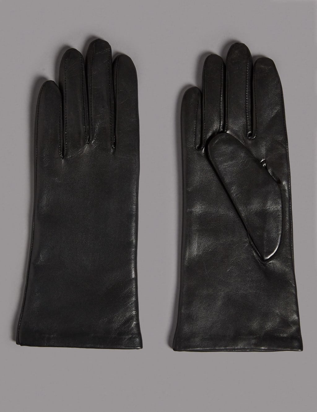 Cashmere Lined Leather Gloves 2 of 2