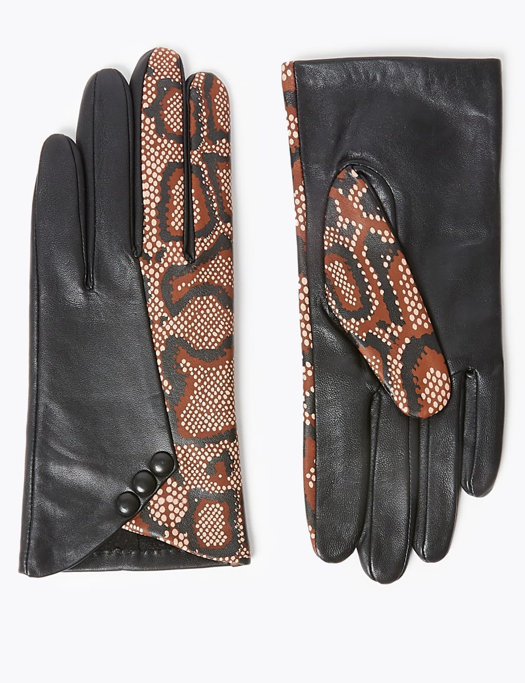 M&s leather gloves cheap