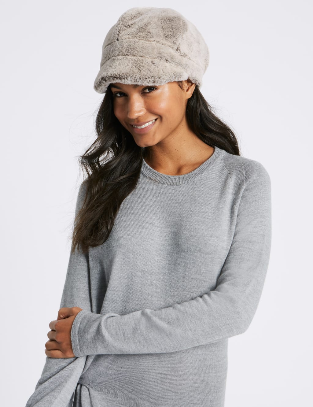 Fur Winter Hat M S Collection M S