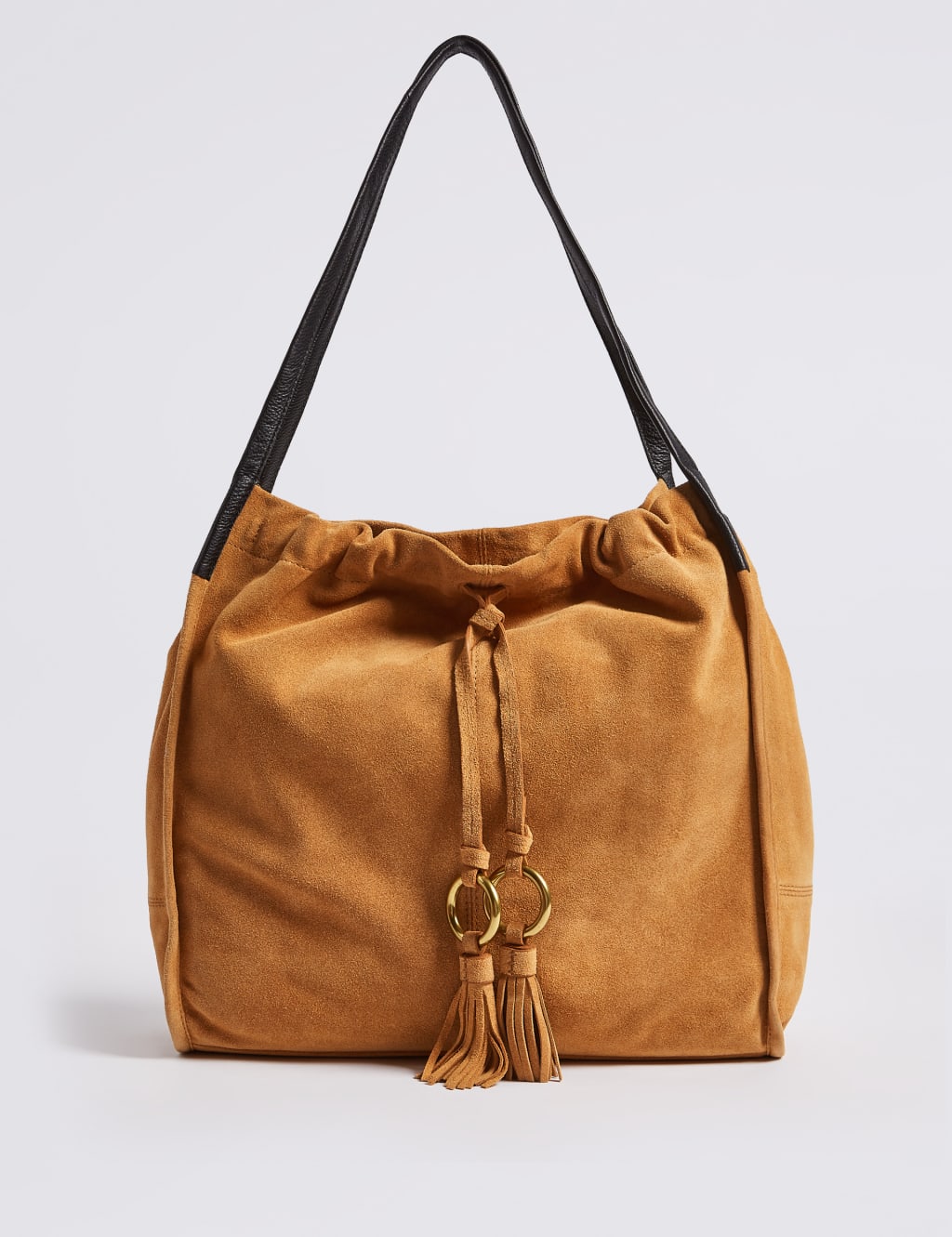 Suede tassel bag deals