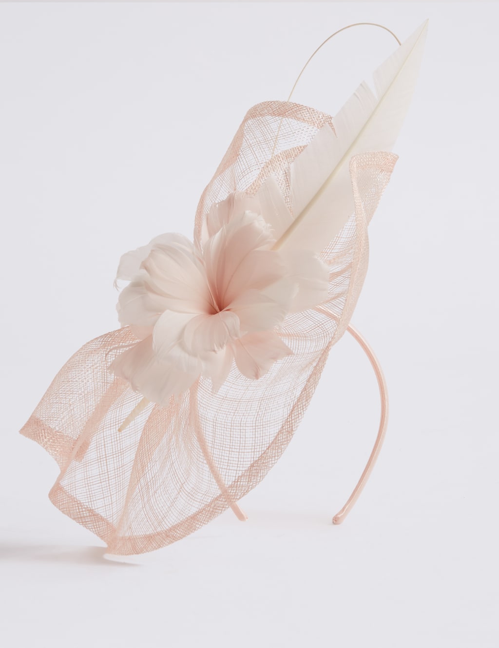 Feather Flower Fascinator 1 of 2