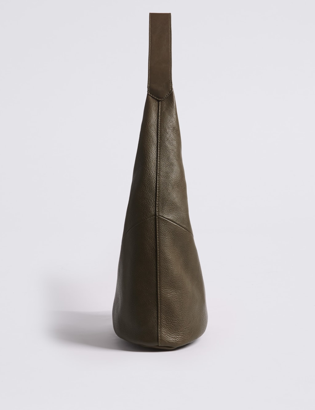 Leather Sling Hobo Bag M S Collection M S