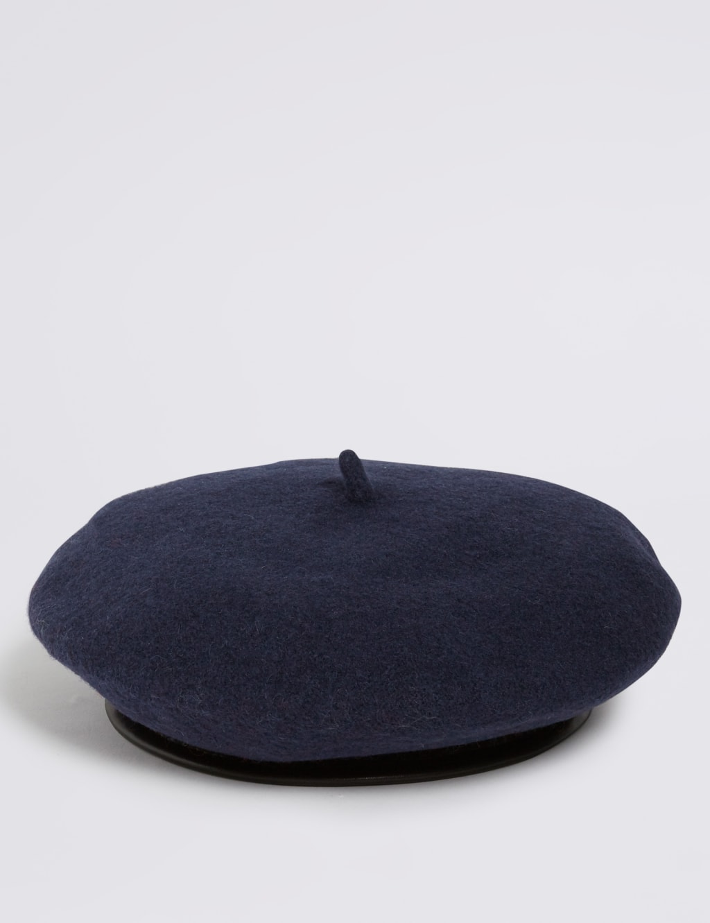 Pure Wool Trim Felt Beret 2 of 2