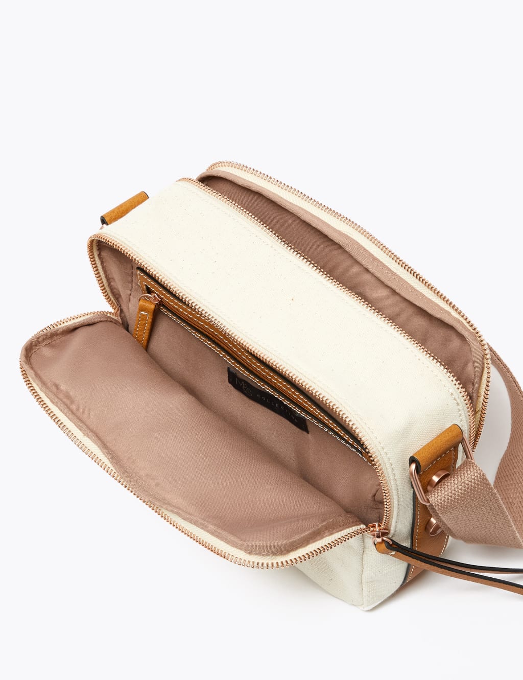 Cotton Cross Body Bag M S Collection M S