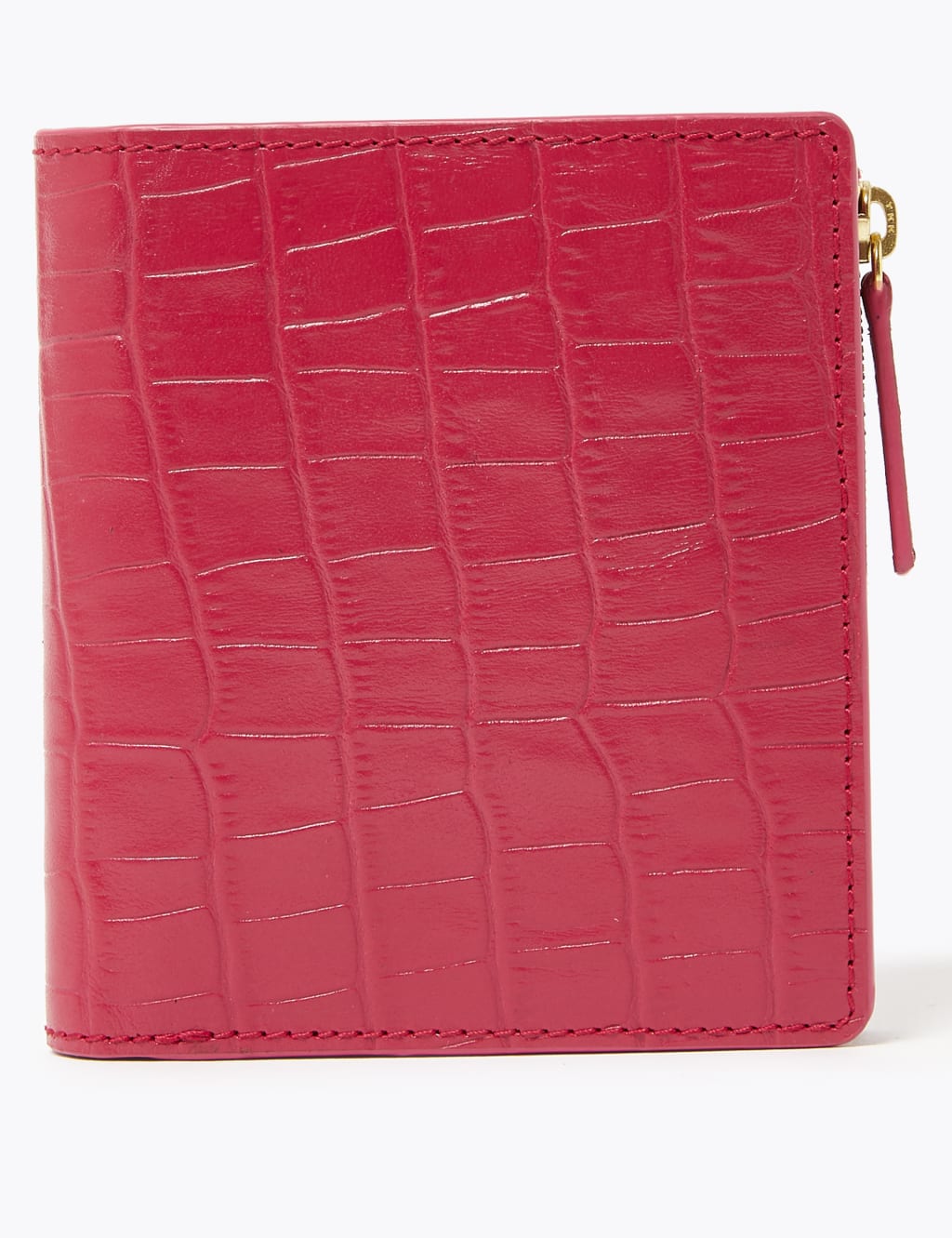 Leather Zip Around Purse M S Collection M S