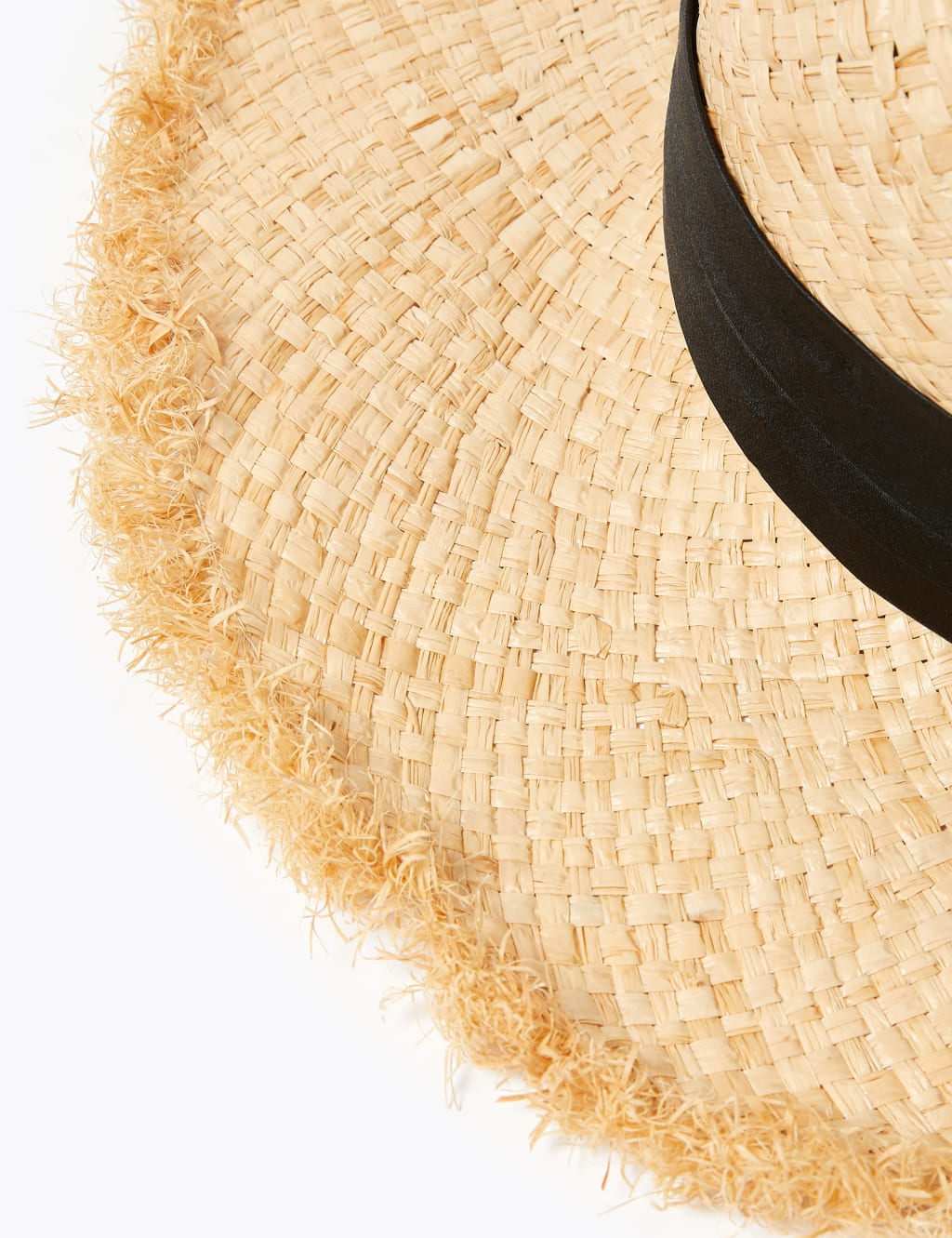 Straw Floppy Fedora Hat 2 of 2