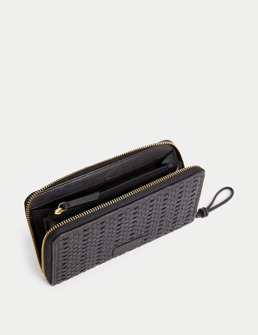 Woven Leather Purse Autograph M S