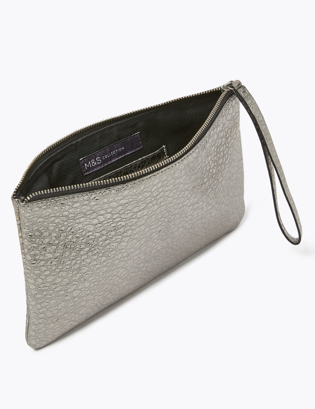 Leather Metallic Purse M S Collection M S