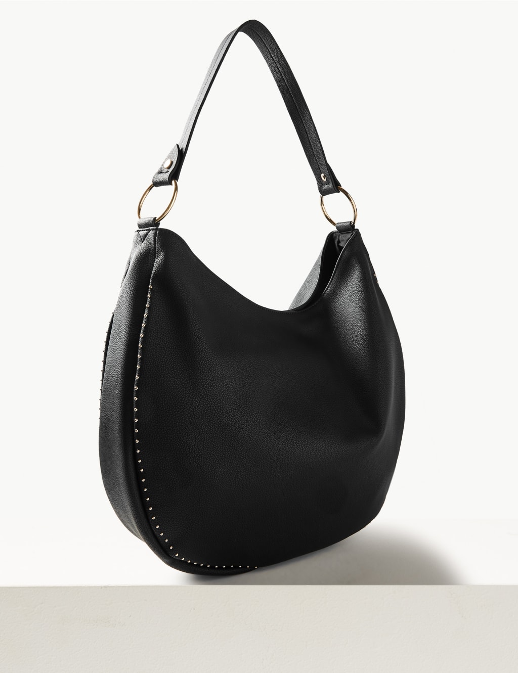 Studded Hobo Bag M S Collection M S