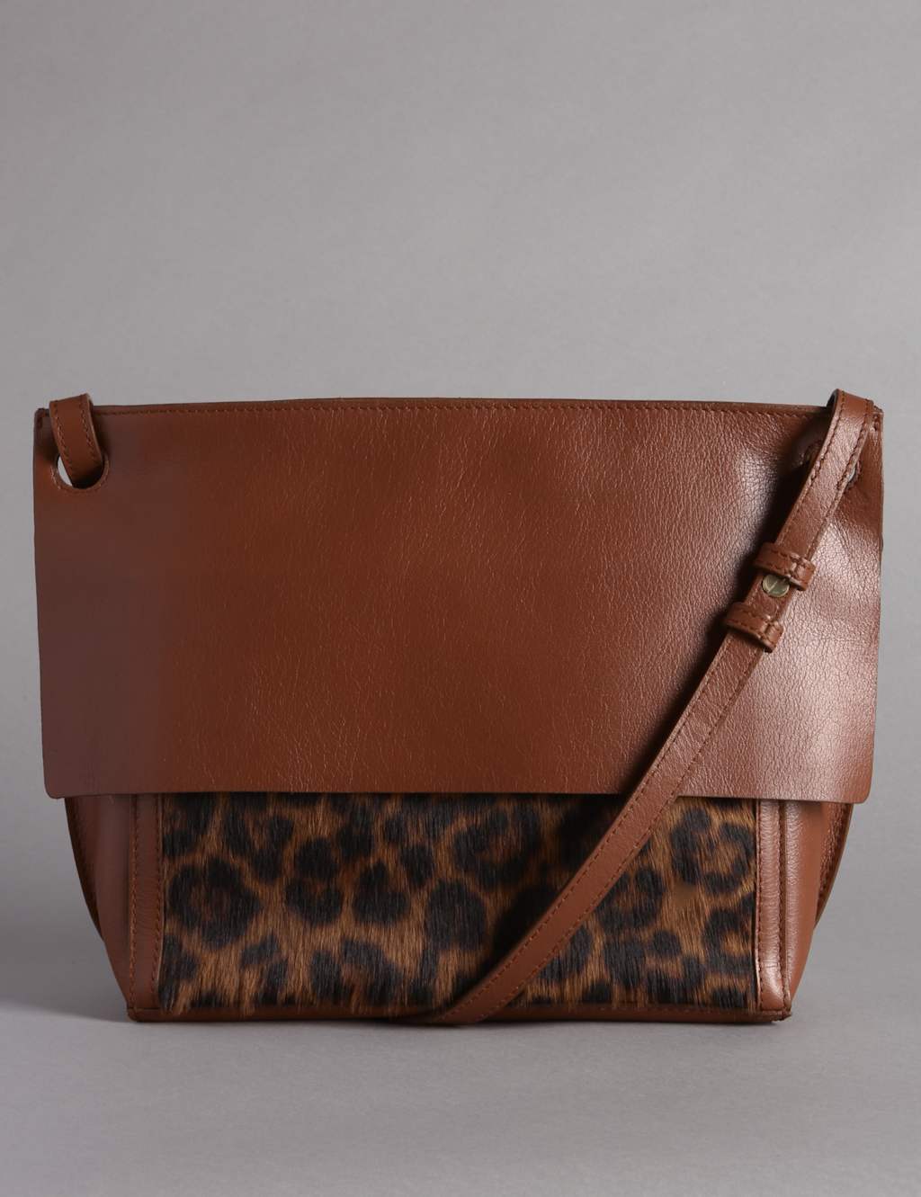 Leather Across Body Bag 1 of 4