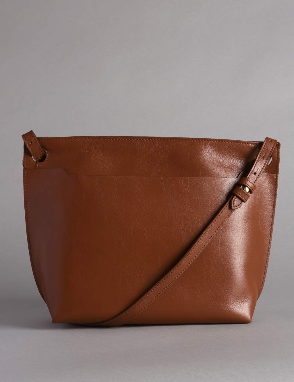Leather Across Body Bag 3 of 4