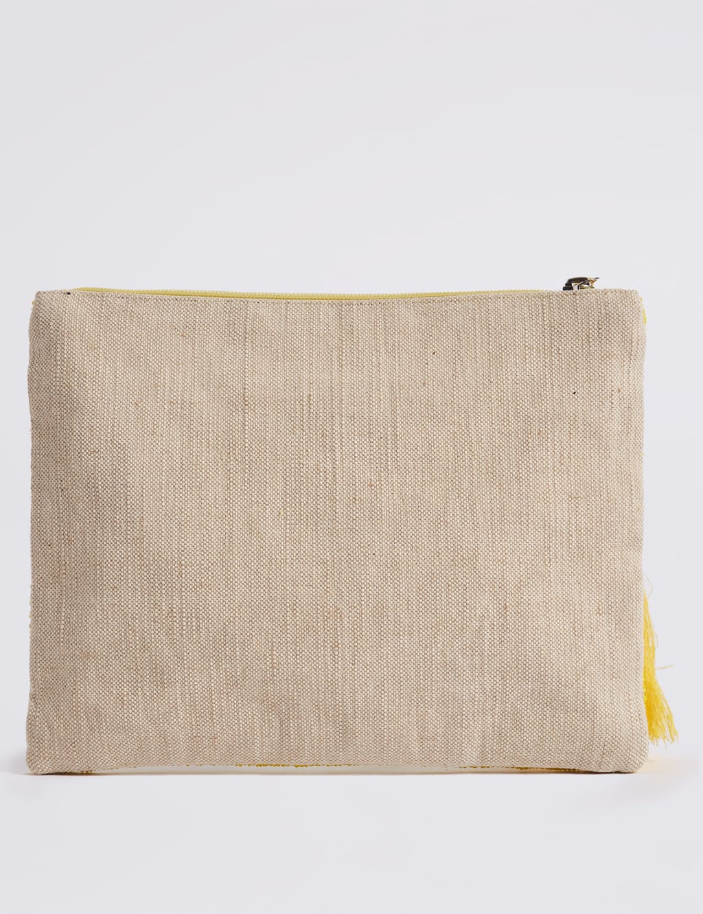 Pale lemon clutch bag sales