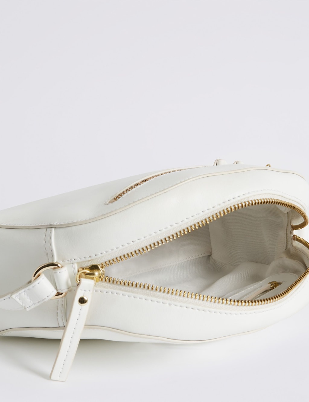Leather Crescent Cross Body Bag 4 of 4