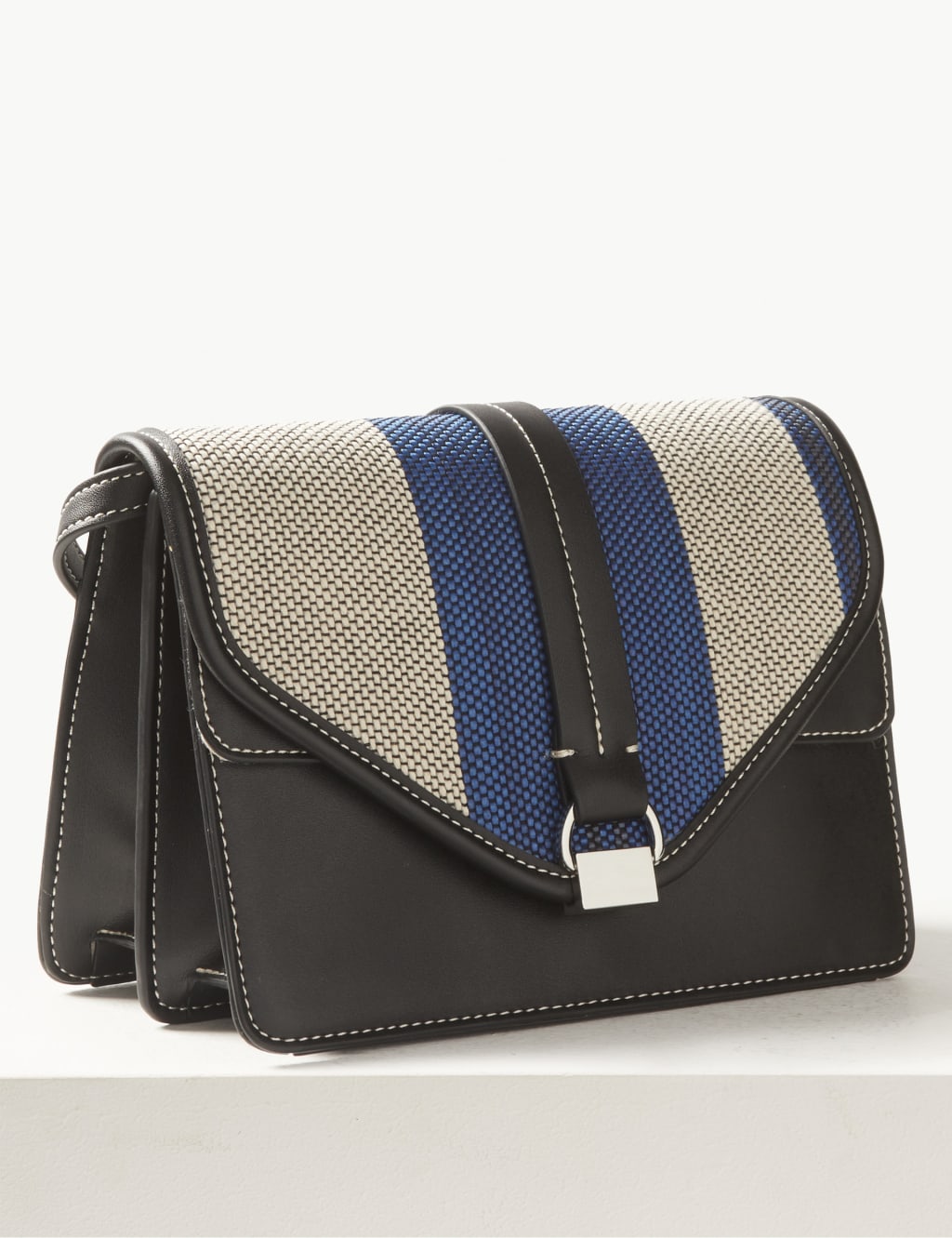 Contrast Cross Body Bag M S Collection M S