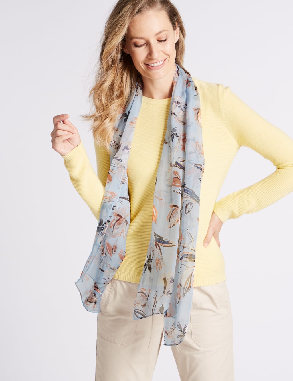 Ladies silk scarves marks and spencer outlet
