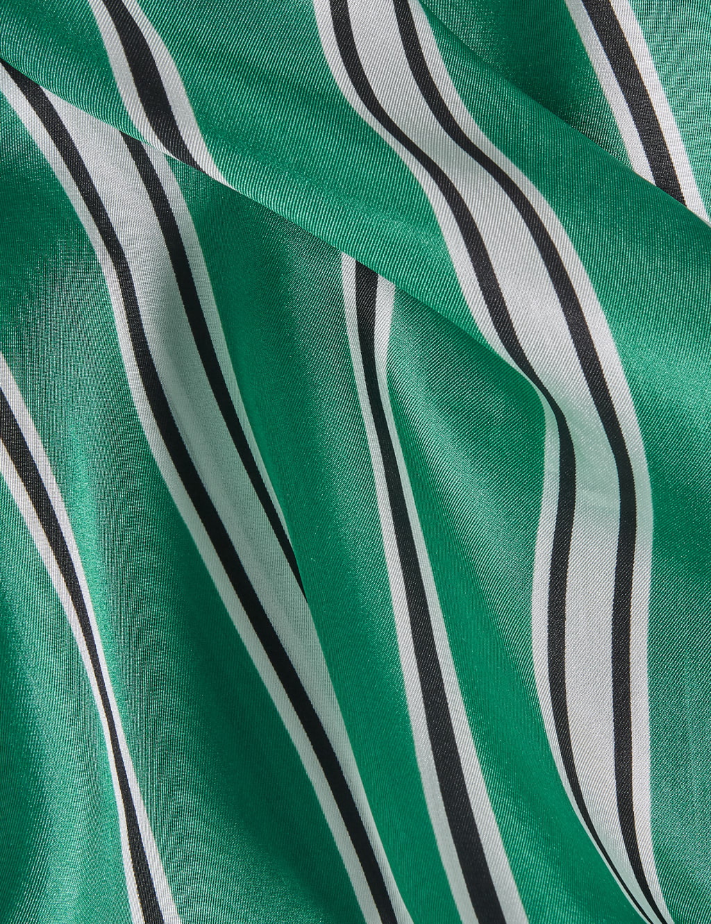 Pure Silk Striped Scarf 2 of 2