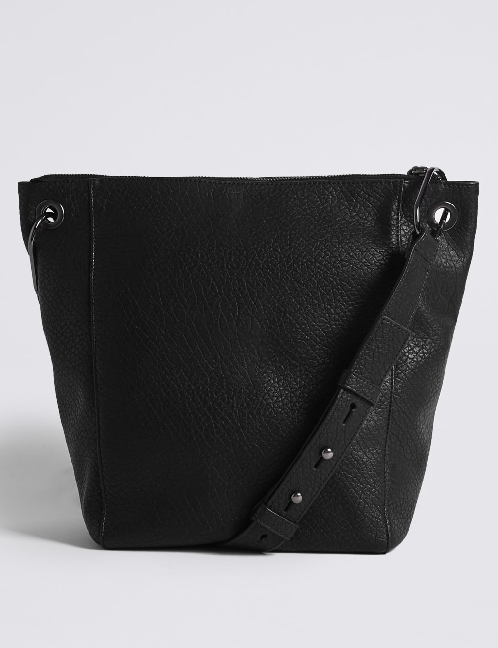 Faux Leather Messenger Bag M S Collection M S