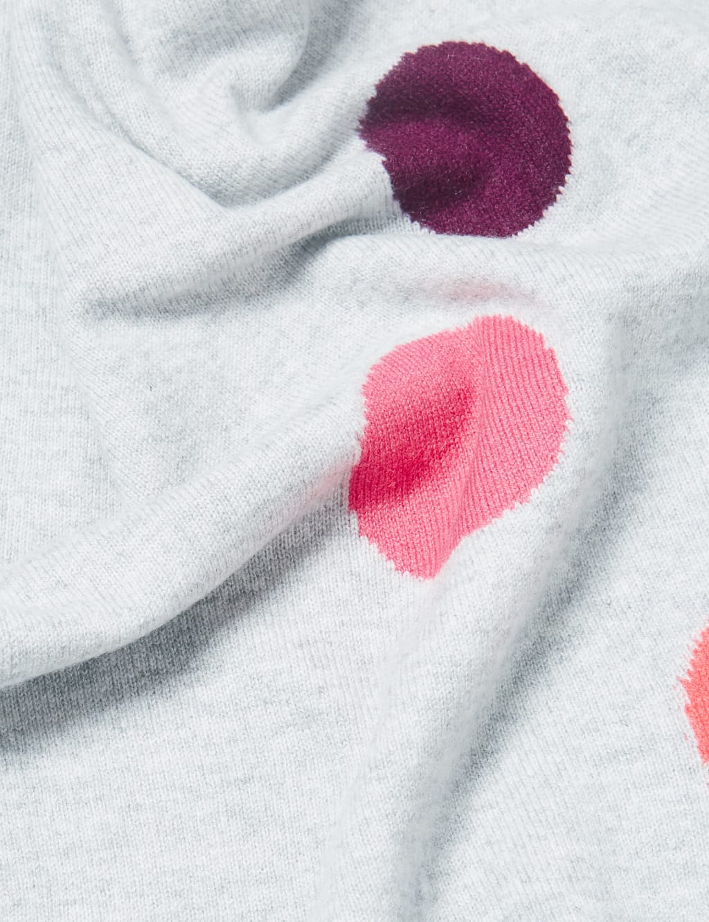 Pure Cashmere Spotted Scarf 3 of 3