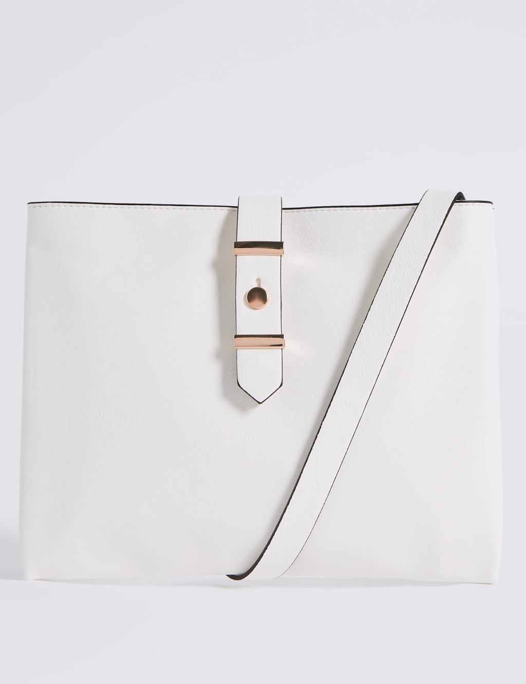 Faux Leather Soft Stud Cross Body Bag 2 of 5