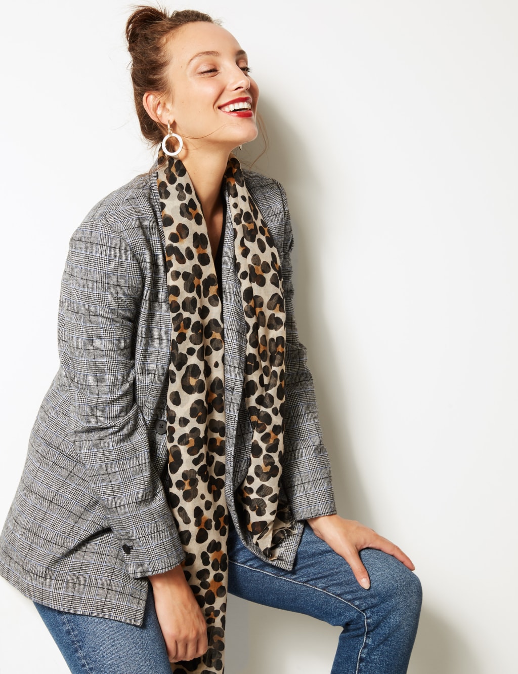 Animal Print Scarf 1 of 3