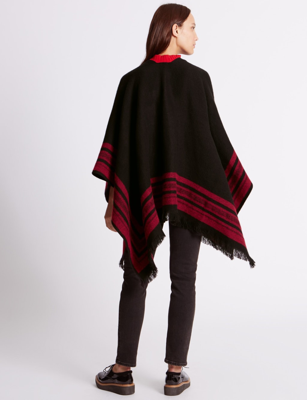 Striped Reversible Wrap 4 of 4