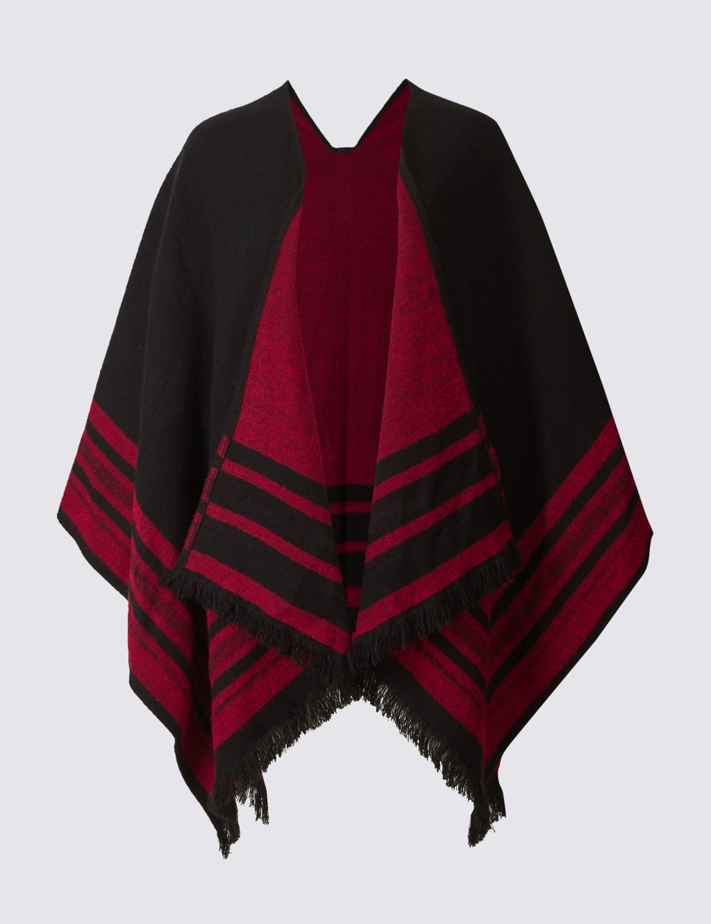 Striped Reversible Wrap 2 of 4