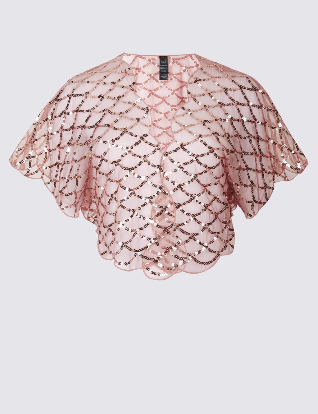 Sequin Shrug Wrap M S Collection M S