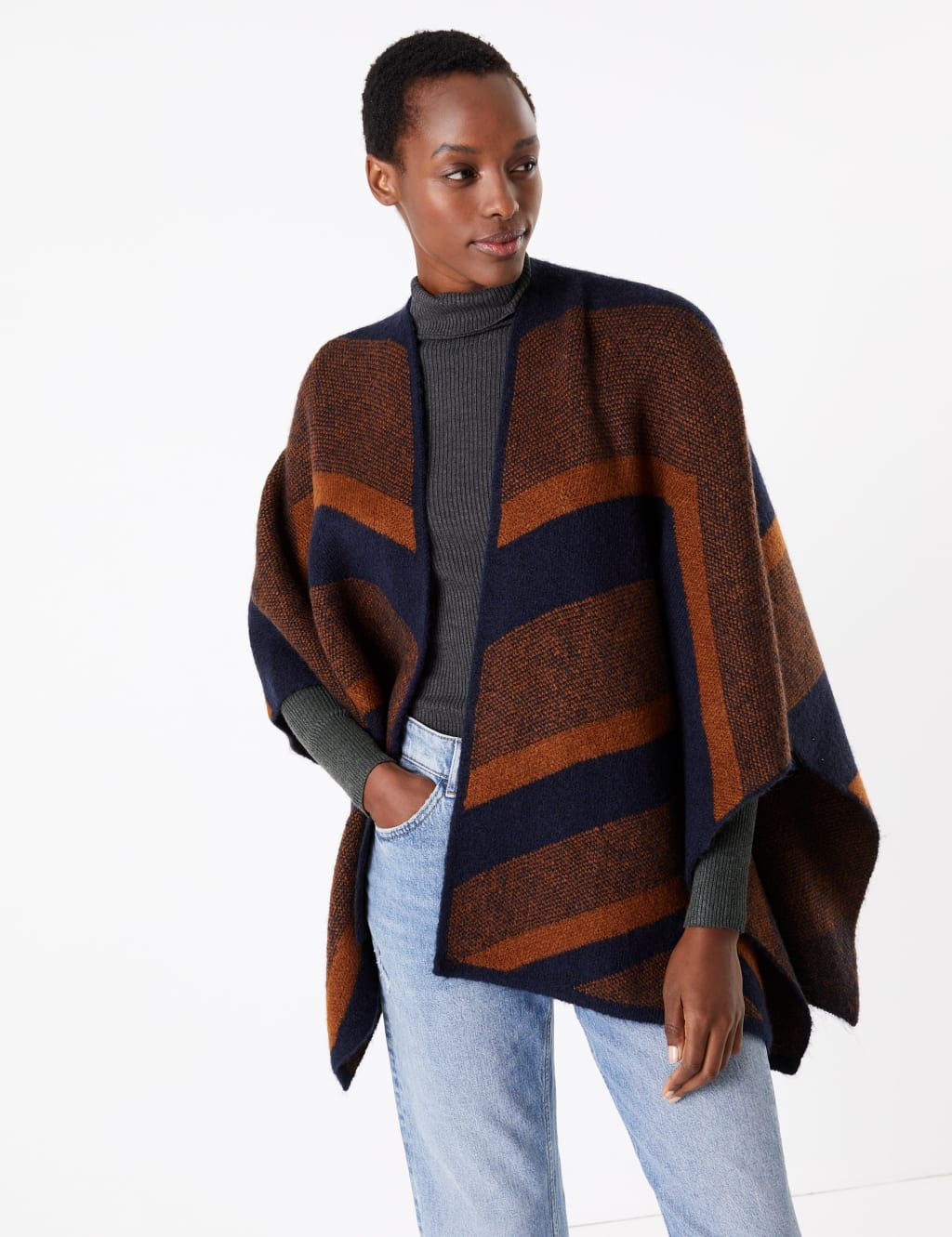 Chevron Colour Block Wrap 1 of 3
