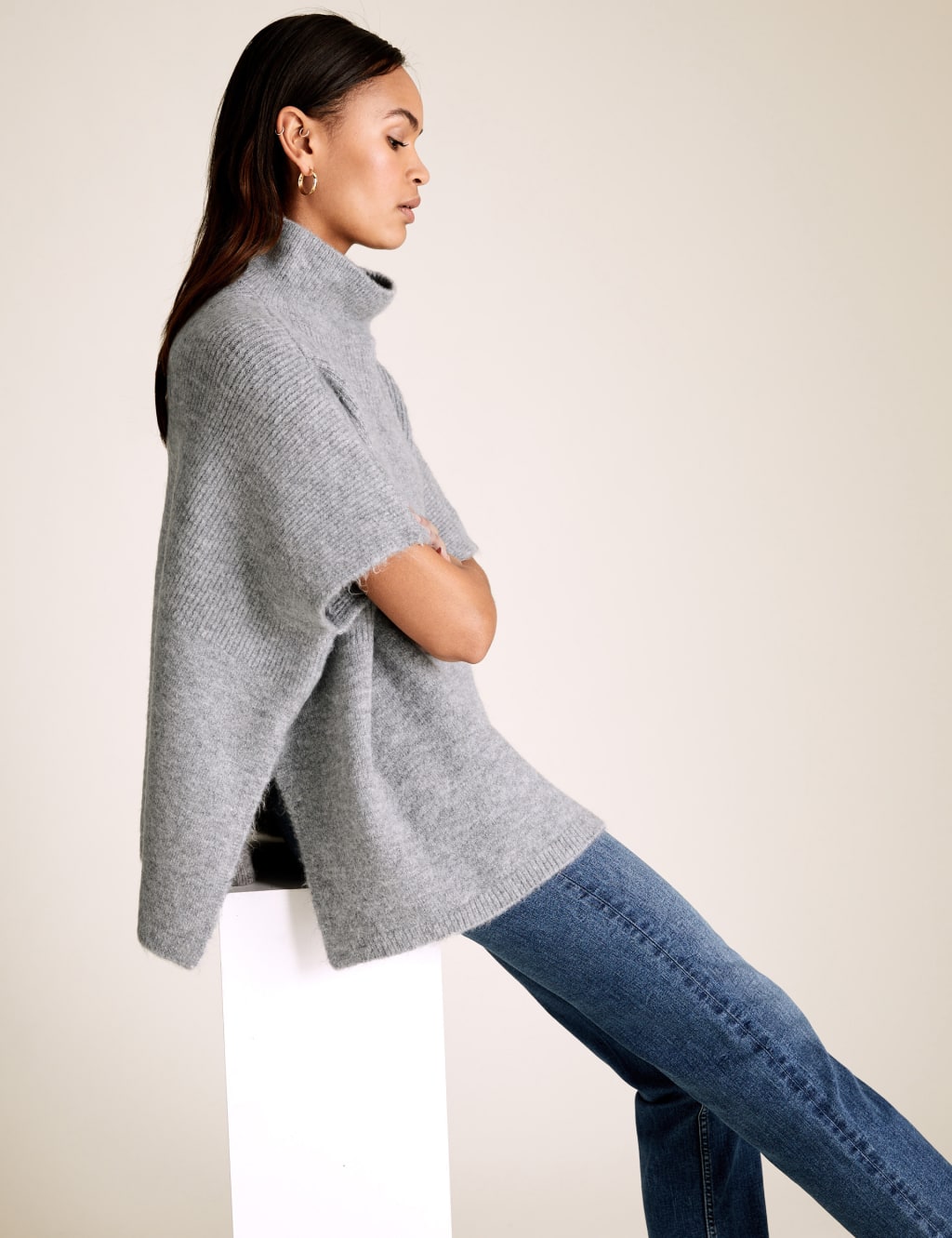 Knitted Poncho 1 of 5