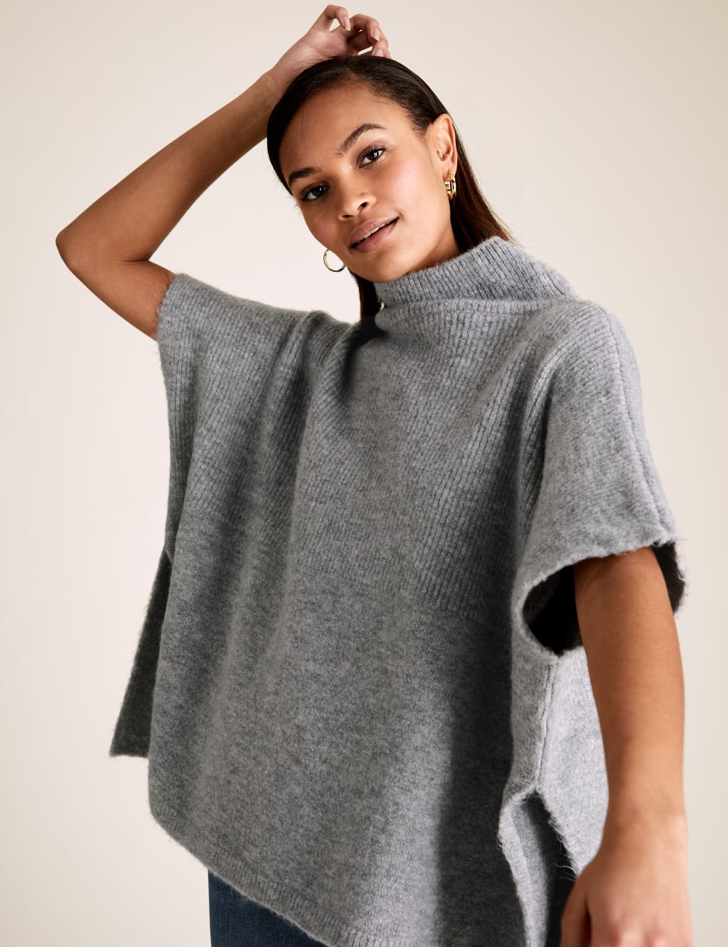 Knitted Poncho 4 of 5