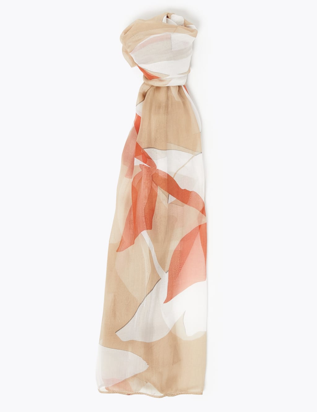Pure Silk Floral Scarf 2 of 3